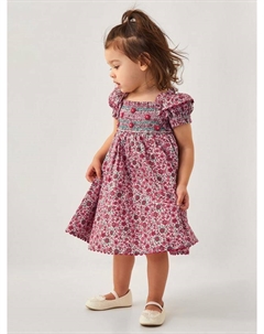 Детское платье-халат с цветочным принтом, розовый Monsoon