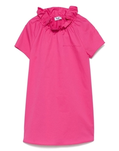 Платье с рюшами на воротнике Il gufo