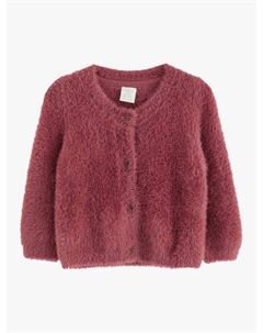 Детский пушистый кардиган, цвет Dark Dusty Pink Lindex