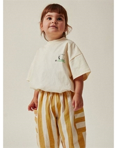 Детская футболка zebedee, экрю Claude & co