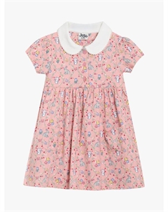 Детское хлопчатобумажное платье с воротником в виде кролика питера пэна, розовый Jojo maman bébé