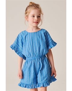 Комбинезон с рюшами, синий Next