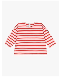 Детская хлопковая толстовка в полоску, цвет Fleur/Spicy Petit bateau