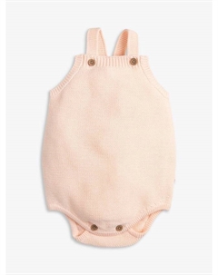 Детский хлопчатобумажный трикотажный комбинезон, розовый The little tailor