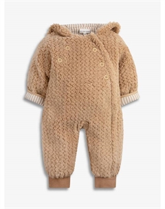 Детское флисовое боди sherpa, желто-коричневый The little tailor