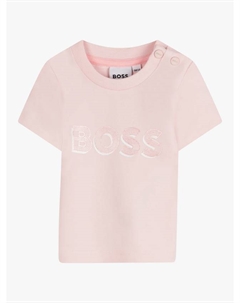 Футболка с логотипом boss baby, цвет Pink Pale Hugo boss
