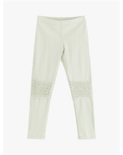Органический детский хлопок оборкой леггинсы до колена, цвет Light Green Lindex