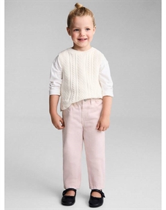 Детские джинсы-бумажные пакеты, розовый Mango