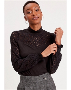 Блузка Mit Stehkragen, цвет noir Cache cache