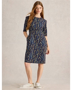 Оливия органический хлопок платье из джерси, темно-синий/разноцветный White stuff