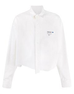 Ader error укороченная рубашка один размер белый Ader error
