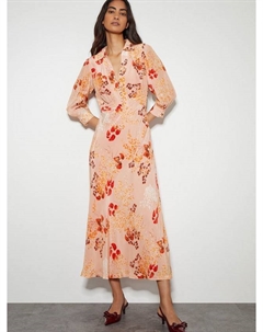 Платье-рубашка элизы, розовый/разноцветный Monsoon