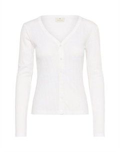 Вязаный кардиган viba pointelle, цвет Chalk Kaffe