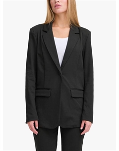 Блейзер кейт обычного покроя, черный Ichi