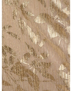 Макси-платье из листьев фольги, цвет Champagne/Gold Adrianna papell