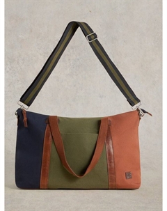 Холщовая сумка-переноска harry, зеленый/разноцветный White stuff