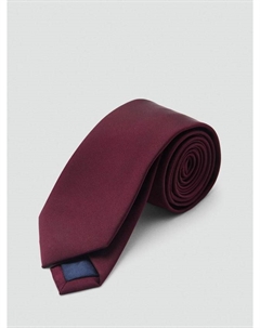 Атласный галстук, темно-красный Mango
