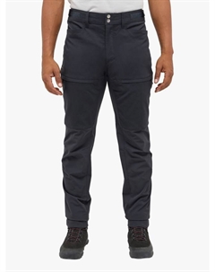 Удобные походные брюки средней длины, цвет True Black Haglöfs