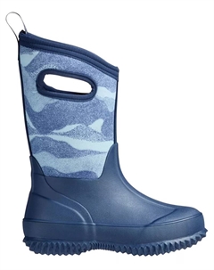 Детские зимние ботинки для снега, темно-синий Dsg