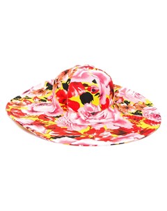 Msgm шляпа с цветочным узором один размер розовый Msgm