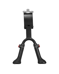 Подножка велосипедная H034 24-29" алюминиевая, крепление центральное, регулируемая, черная, 00-170387 Хорст