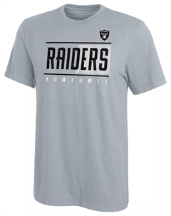 Одежда команды НФЛ Детская серебряная футболка Las Vegas Raiders Pump Up Nfl team apparel