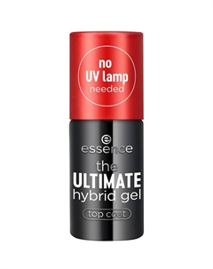 Верхнее покрытие для ногтей the ULTIMATE hybrid gel top coat, Transparent, 8 ml Essence