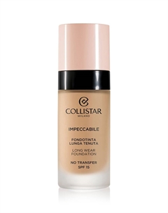 Жидкая основа Make-Up Impeccabile Long Wear Foundation Spf 15, Naturale Dorato, 30 ml Collistar