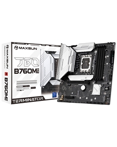 Материнская плата Maxsun TERMINATOR B760M D4 (LGA1700, mATX)
