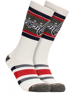 Носки для взрослых Washington Capitals с перекладиной Mitchell and ness