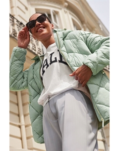 Легкая стеганая куртка, зеленый Next