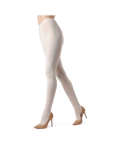 Очень широкие плоские трикотажные колготки королевского размера, цвет Oatmeal Memoi