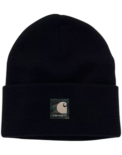 Детская кепка для часов с камуфляжной этикеткой, цвет Caviar Black Carhartt