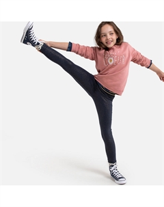 Леггинсы с металлизированными нитями 3-12 лет синий Laredoute