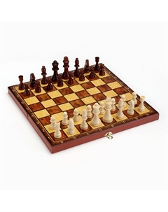 Настольные игры 3 в 1: шахматы, шашки, нарды, деревянные, большие, 40 х 40 см Take it easy