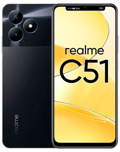 Смартфон Realme C51 (RMX3830) 128Gb 4Gb черный
