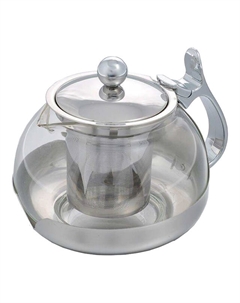 Чайник заварочный HANS&GRETCHEN 700мл термостекло, нерж.сталь Нет марки
