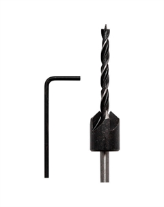 Сверло по дереву 5х86мм с зенкером Vira