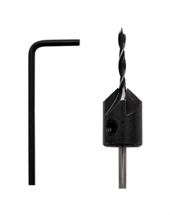 Сверло по дереву 3х60мм с зенкером Vira