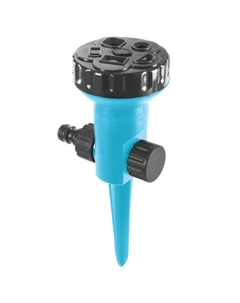 Дождеватель круговой Basic 5 функций до 86м2 на пике Cellfast