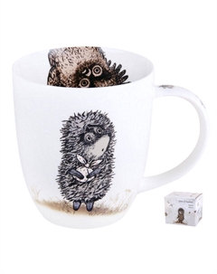 Кружка Ежик в тумане 420мл фарфор под.уп. Quinsberry