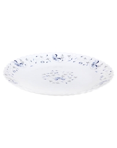 Тарелка Синяя вуаль 24см обеденная стеклокерамика Нет марки