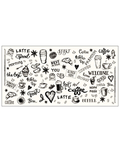 Панель декоративная ПВХ барро Флэт уайт 485х960мм Нет марки