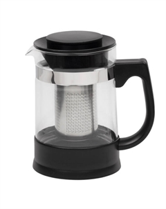 Чайник заварочный Keid 950мл стекло, нерж.сталь, пластик, силикон Resto