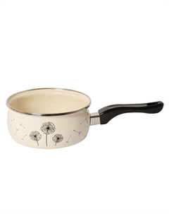 Ковш Одуванчик 1,6л 16см эмал. сталь без крышки Metrot