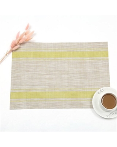 Салфетка сервировочная 30х45см серо-зеленая, арт.PL10 Нет марки