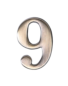 Цифра-9 самокл металл антик бронза Нет марки