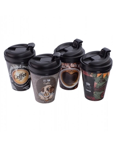 Термостакан TITIZ Motto 400мл пластик микс цвета Нет марки