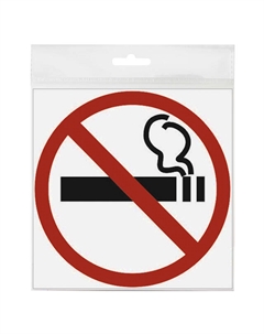 Табличка Не курить 130х130мм Нет марки