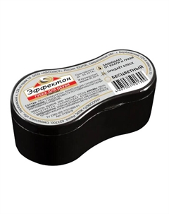 Губка для обуви ЭФФЕКТОН Компакт бесцветная для гладкой кожи Нет марки